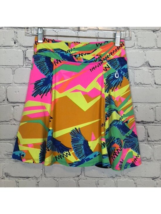dona jo Dresses & Skirts - Dona Jo Bird Print Ultimate Skirt Skirt Size 1 Medium Tennis Pickleball